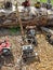 Assortment of old forestry equipment