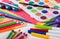 Assortment of Painting Coloring and Drawing Craft Items
