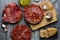 Assortment of spanish cold meats