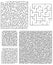 Assortment of Square Mazes