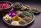 Assortment of traditional Chinese herbal medicines with blank copy space, traditional medicine, herbal medicine,