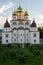 Assumption Cathedral on Historical Square in summer, Dmitrov, Moscow Region, Russia, Dmitrov, Moscow Region, Russia