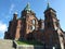 Assumption Cathedral. Orthodox church in Finland, Helsinki. View