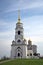 Assumption cathedral in Vladimir, Russia. Facade decor elements