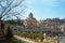 Assumption Church or Metekhi Temple. Historical religious building in Tbilisi