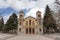 Assumption of Theotokos Church in Kalavryta central square, Peloponnese, Greece.