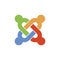 ASTANA, KAZAKHSTAN -20 July 2020 : Joomla icon. Joomla logo. Vector Joomla symbol