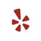 ASTANA, KAZAKHSTAN -20 July 2020 : Yelp icon. Yelp logo. Vector Yelp symbol