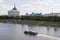 Astana, Kazakhstan, August 3 2018: Skyline of downtown Astana