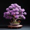 Aster Bonsai: Exquisite Purple Flowering Tree With Detailed Petals