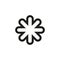 Asterisk sign icon for website and mobile UI design