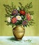 Asters in a amphora, paintings