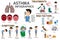 Asthma infographic elements. Detail about of asthma symptoms and