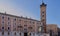 Asti, Piedmont, Italy - jan 2020: Troyana tower.