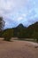 Astonishing autumn landscape of nature. Concept of landscape and nature. Lake Jasna near Kranjska Gora