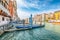 Astonishing morning cityscape of Venice with famous Canal Grande