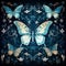 Astonishing Wallpaper Blueprint Butterflies