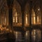 Astonishing wallpaper Candlelit Cloister