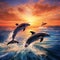 Astonishing wallpaper Dolphin Dance