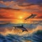 Astonishing wallpaper Dolphin Dance