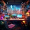 Astonishing wallpaper Productive Pixels - A digital workspace with multiple design tools