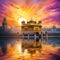 Astonishing wallpaper: Sikh Sunrise - Golden Temple in Amritsar reflecting the hues of sunrise