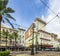 Astor Crowne Plaza Hotel at the crossing of Canal Street and Bourbon Street in New Orleans