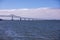 Astoria-Megler bridge viewed from Astoria, Oregon.