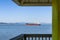Astoria`s viewing tower frames a passing ship