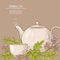 Astragalus tea illustration
