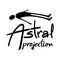 Astral projection illustration