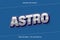 Astro Vector Text Effect
