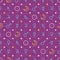 Astrological seamless pattern with planets symbols isolated on purple