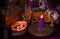 Astrology altar, atmosphere of mystical