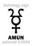 Astrology: asteroid AMUN