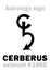 Astrology: asteroid CERBERUS