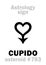 Astrology: asteroid CUPIDO