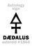 Astrology: asteroid DÃ†DALUS