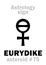 Astrology: asteroid EURYDIKE (Eurydice)