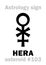 Astrology: asteroid HERA