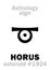 Astrology: asteroid HORUS