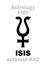 Astrology: asteroid ISIS