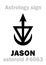 Astrology: asteroid JASON