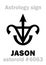 Astrology: asteroid JASON