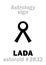 Astrology: asteroid LADA
