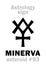 Astrology: asteroid MINERVA