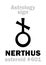 Astrology: asteroid NERTHUS