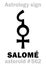 Astrology: asteroid SALOMÃ‰