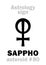 Astrology: asteroid SAPPHO