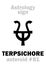 Astrology: asteroid TERPSICHORE